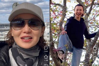 張曼玉60歲近況瘋傳！靈活爬樹吸10萬人朝聖