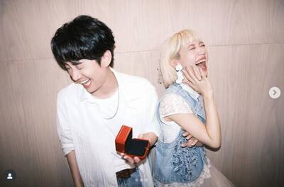 Lulu陳漢典婚訊被證實了！經紀公司幽默喊：沒有整人紅布條