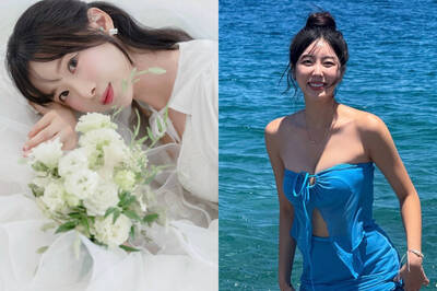 李珠珢前人氣隊友披白紗燦笑嫁了 安芝儇驚喜到場送祝福