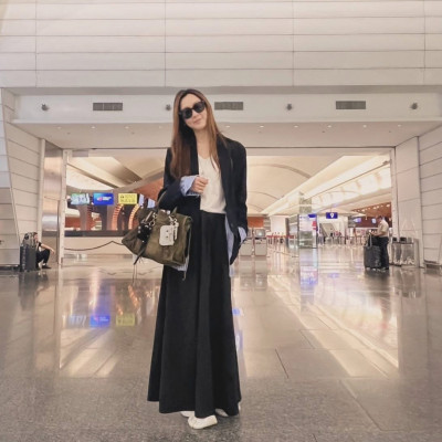 范瑋琪機場照喊「出發澳門」 網友嗆爆：沒去救災心繫中國