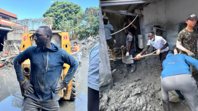 甘比亞人也來了！黑龍、嘉明率隊花蓮救災 台灣人感動：友誼不減