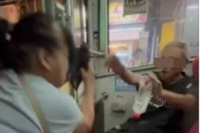 （影）基隆女通緝犯超兇 拿拖鞋狂巴阿北遭狠踹