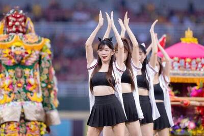 「林」北想贏！ 樂天啦啦隊女神全黑集氣盼封王