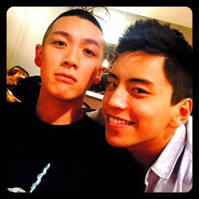 王大陸當兵一放假找柯震東    狂嗑高級料理顯福態