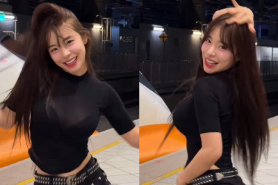 李多慧高鐵站熱舞!透視上衣洩曲線 14秒片吸數十萬讚