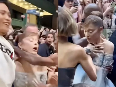 Ariana Grande首映遇騷擾！噁男網紅硬闖亂摸遭押「判刑結果出爐」