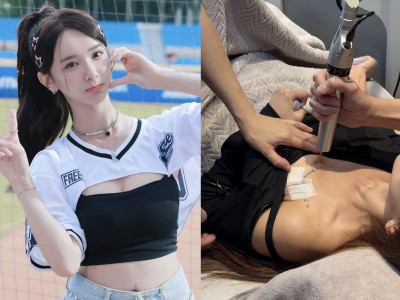 啦啦隊女神忍痛除刺青！禾羽認工作受影響「希望身上乾淨些」