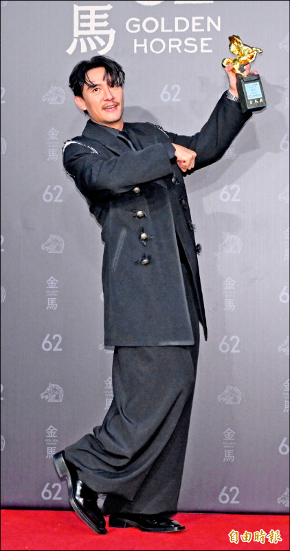 張震稱帝金馬頒獎收視最高潮