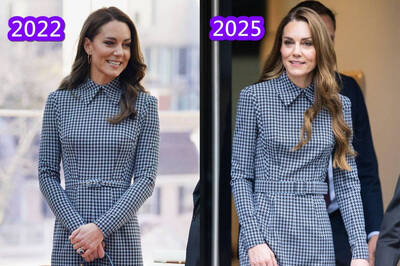 英凱特王妃千鳥格紋舊衣變鬆了？ 網心疼：瘦太多了