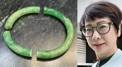 資深主播葉樹姍走路重摔  「玉鐲斷3截」人沒事