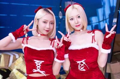 根本雙胞胎!卉妮合體朴星垠 排球場甜到失守