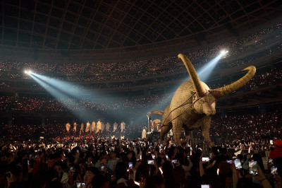 圖輯》蔡依林大巨蛋直接封神！絕美身材盡現…足踏巨蟒多重角度被看光