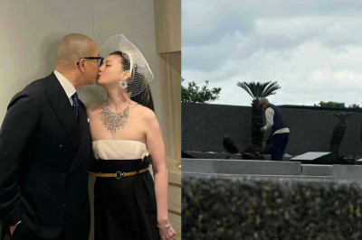 具俊曄現身金寶山！「蹲地親拭大S墓碑」神情低落