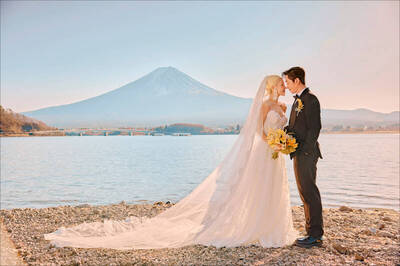 Lulu、陳漢典婚紗照幕後花絮曝光！頭紗裡竟躲著「不速之客」