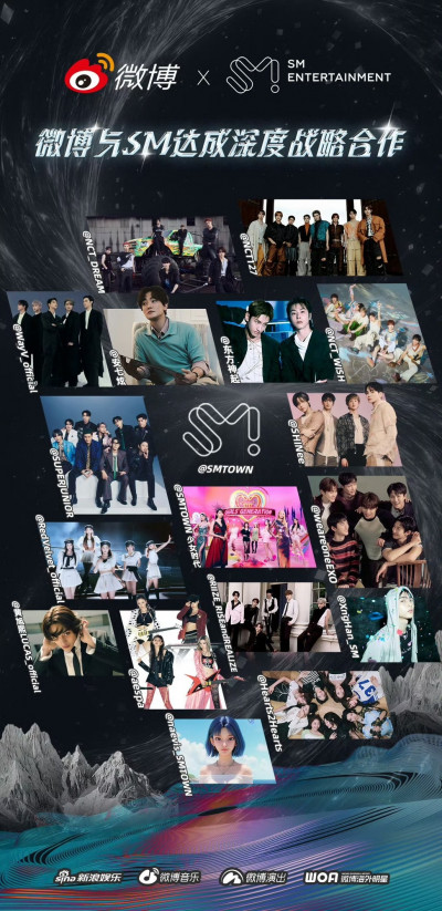 SM不放棄中國夢！攜手微博開放「二創」 SJ、aespa都有份