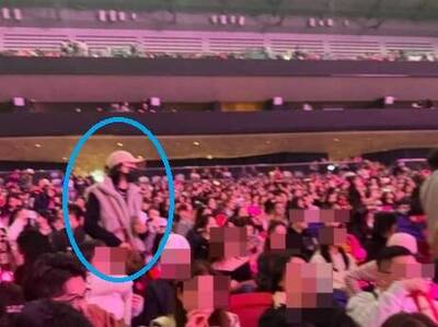 BLACKPINK演唱會  張曼玉潮人打扮低調朝聖