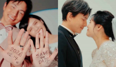 孫協志夏宇童婚宴倒數！婚紗花絮曝光 甜蜜親吻狂放閃