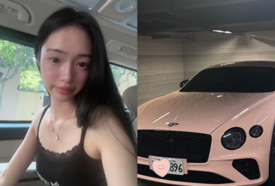 嚴凱泰21歲女兒正臉照曝光！嚴珮瑜開賓利跑車遭狠酸「連自家車都不開」