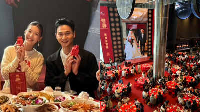 破天荒！劉冠廷電影院辦婚禮 席開28桌逐桌敬酒