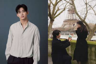 恭喜！玉澤演4月婚禮日期出爐 巴黎單膝求婚成真