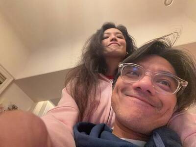 結婚多年依舊甜蜜！ 舒淇曬夫妻搞怪自拍閃瞎粉絲