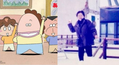 《我們這一家》作者公開家庭照 花媽本尊與卡通一模一樣