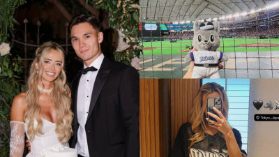 經典賽》費仔滿貫砲嗨翻台灣球迷！新婚辣妻發聲了