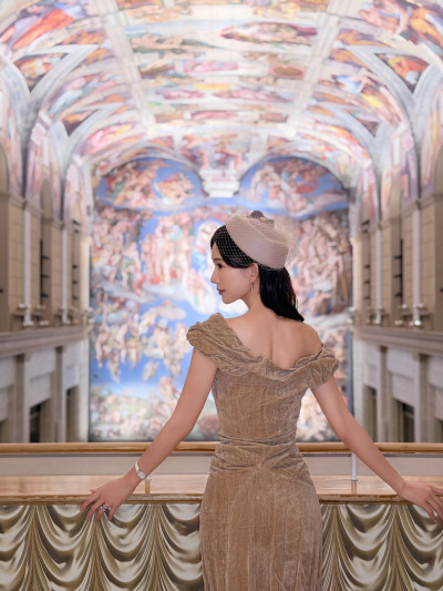 51歲林志玲美貌「出神入畫」不輸蒙娜麗莎 夢回大學時期