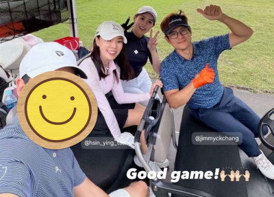 曾馨瑩人脈炸裂！高爾夫球友全是大咖 「重量級歌手」竟現身陪練