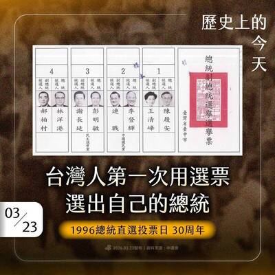 首次台灣總統直選30週年 名嘴籲11月28日用選票教訓亂象
