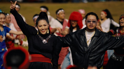 姑慕．巴紹號召南投11個族群拍MV 百人歌舞畫面震撼