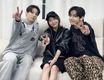 追星成功！河智苑朝聖BTS演唱會 同框雙王牌夢幻炸裂