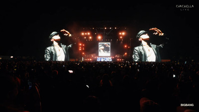 T.O.P沒缺席！BIGBANG首登科切拉 GD「對空敬禮」全場哭了