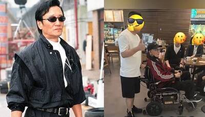 89歲謝賢激罕現身太平山頂  坐輪椅消瘦紮馬尾帥爆
