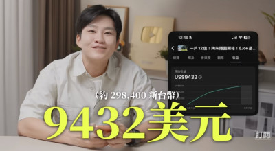 Joeman開箱「陶朱隱園」1週破200萬觀看 驚人收入曝光