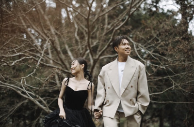 天團成員不藏了！首曬婚紗照 正妹老婆真面目曝光