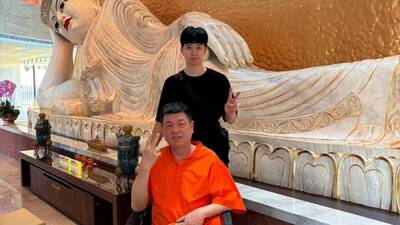 走過小中風鬼門關！孫德榮赴靈鷲山曝「塔位備妥」沒牽掛了