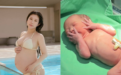 恭喜！鄭家純誕下「國慶雙胞胎寶寶」甜曬照片報平安