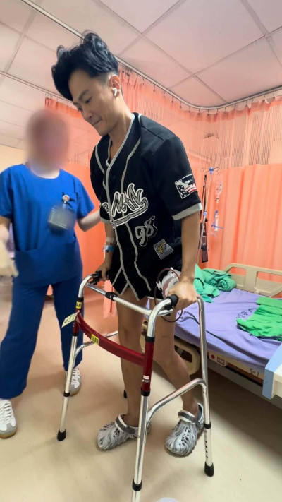 林俊逸驚爆入院動手術 原因曝光認了：重新學習走路