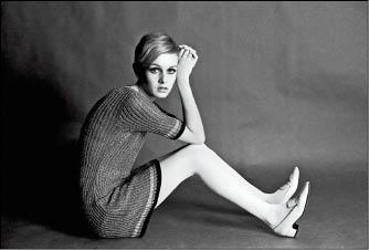 60年代英國名模Twiggy Lawson。（達志）
