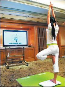 Wii FIT的「課程」多元，就像請了私人體能教練。