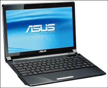 華碩UL20A輕薄筆電，12.1吋，搭載整合顯示卡和320G硬碟，售價31,900元。