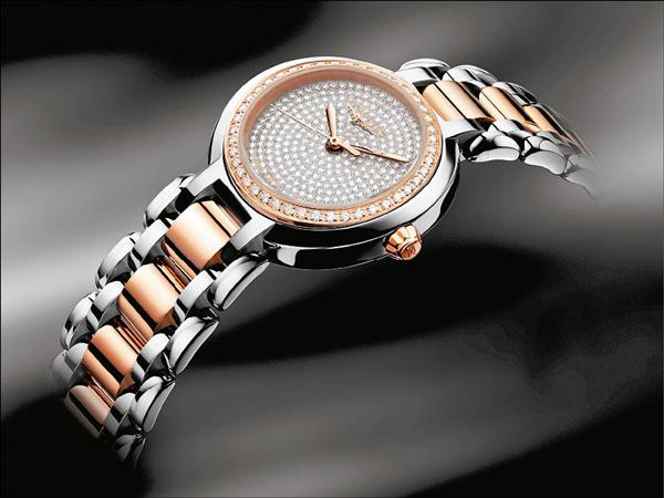 Longines  新月系列雙色金錶款