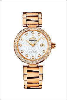 Omega  Ladymatic 18K玫瑰金腕錶