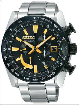 精工錶Ananta Spring Drive鈦金屬計時碼錶，參考價245,000元。