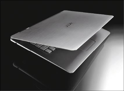 宏碁Aspire S3，分成320GB HDD傳統硬碟、240GB SSD固態硬碟兩種版本，售價34,900元、44,900元。圖片提供／宏碁