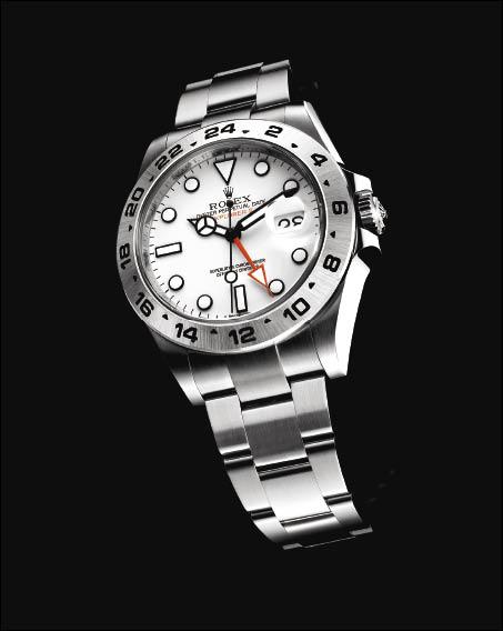 勞力士探險家二號腕錶慶祝誕生40週年，除加大尺寸至42mm外，亦換上新機芯。