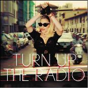 流行天后瑪丹娜在「Turn Up the Radio」單曲封面穿上La Perla x Jean Paul Gaultier系列內衣，展現狂野性感風情。（La Perla提供）