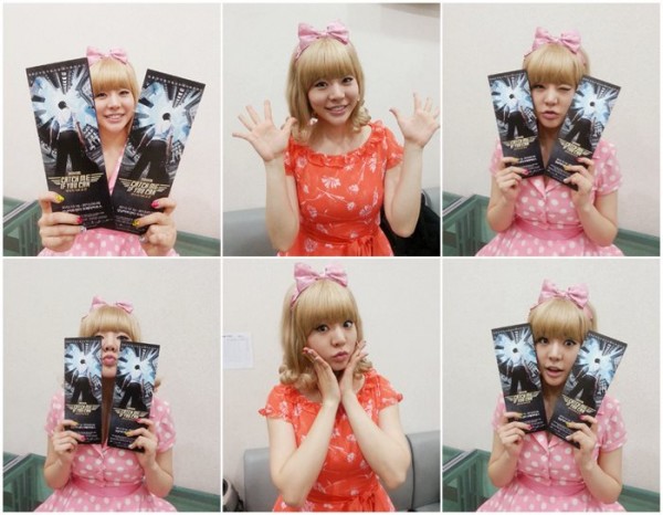 少時成員Sunny鬼靈精怪。(圖擷取自「소녀시대(Girls 少時成員Sunny鬼靈精怪。(圖擷取自「소녀시대(Girls