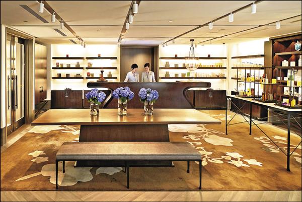 靜謐舒適的The Spa at Mandarin Oriental, Taipei占地兩個樓層，面積超過千坪。